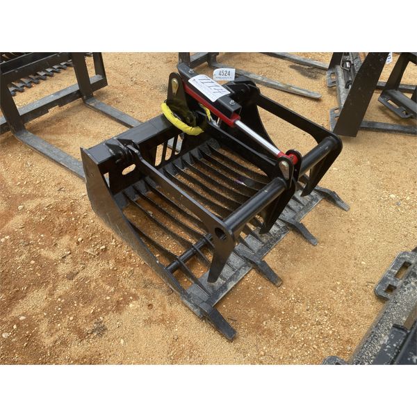 Mid-State root grapple, 48" wide,  fits skid steer loader (B--5)