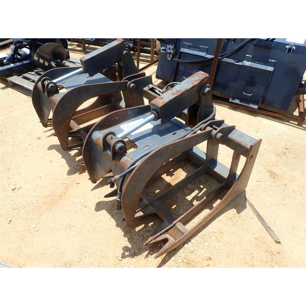 ROCK BUCKET GRAPPLE, 72"W, fits skid steer loader 