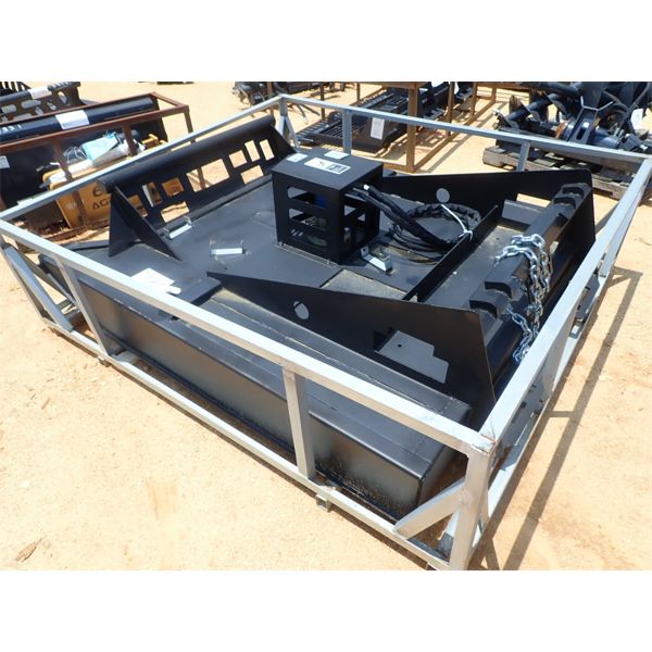 BRUSH CUTTER W/PUSH BAR 70", fits skid steer loader (B5)