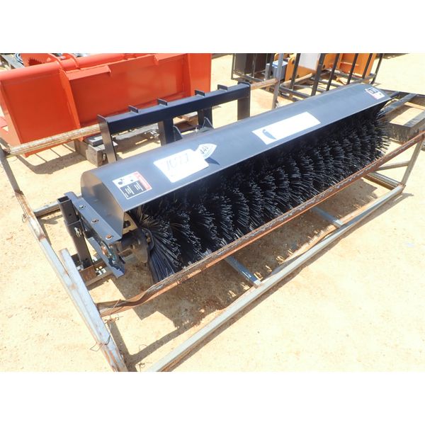 JCT BROOM, 72" WIDE, fits skid steer loader 