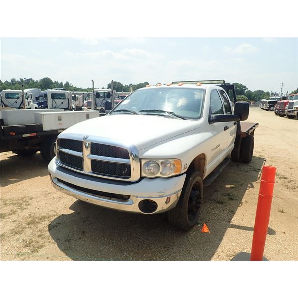 2003 DODGE RAM 3500 Flatbed Truck