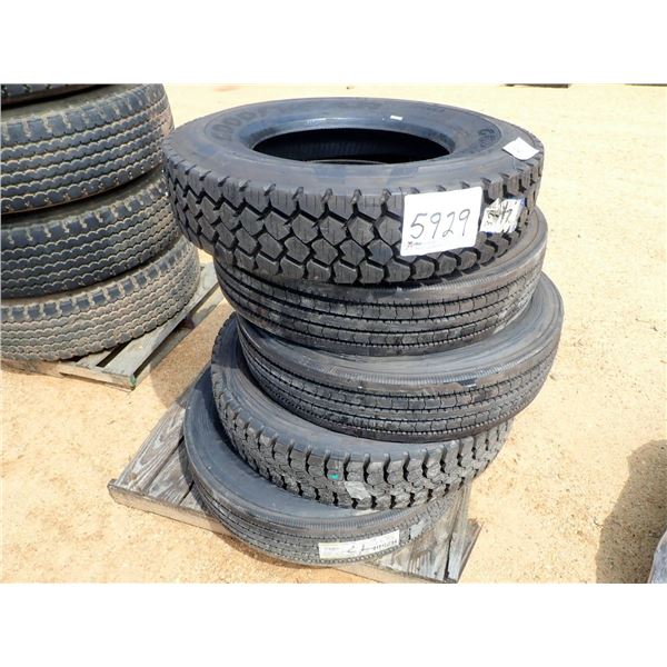 (5) 10R22.5 tires (A-7)