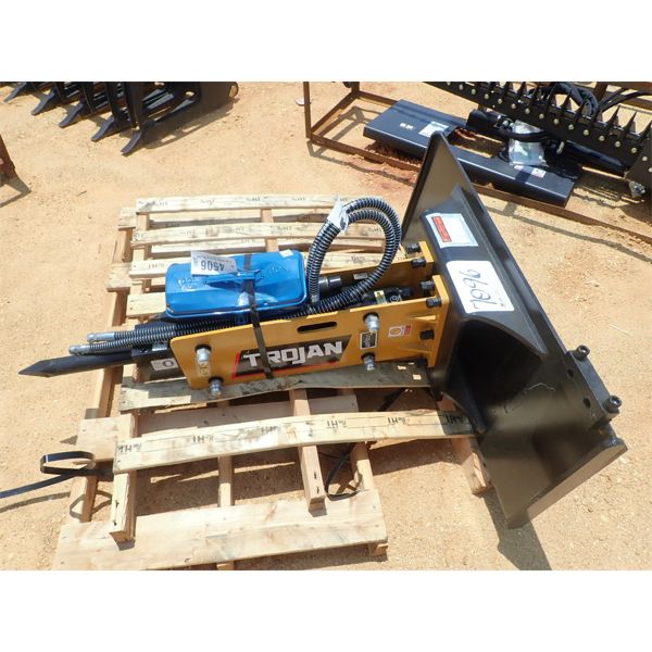 TROJAN HYDRAULIC BREAKER, TH35 SSL, fits skid steer loader (B5)