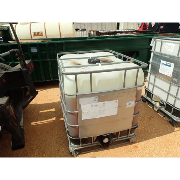 NEW HYD FLUID IN PLASTIC CONTAINER W/METAL CAGE (B-8)