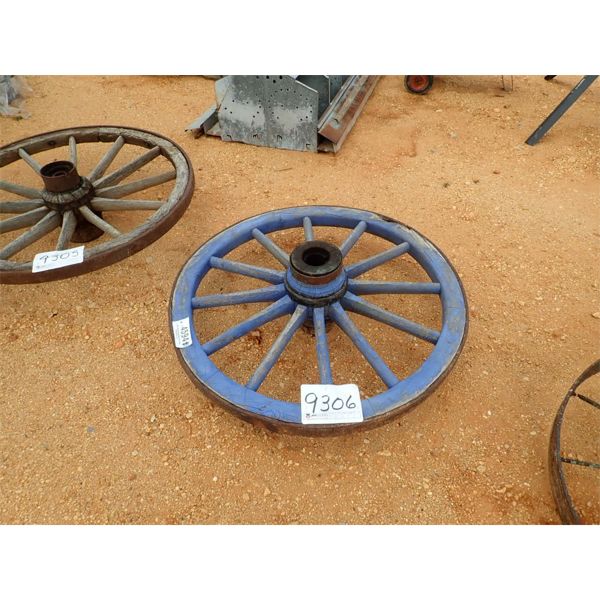 42" WOOD WAGON WHEEL (C-9)