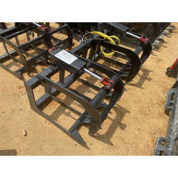 MIDSTATE ROOT GRAPPLE, 68"W, fits skid steer loader (B5)