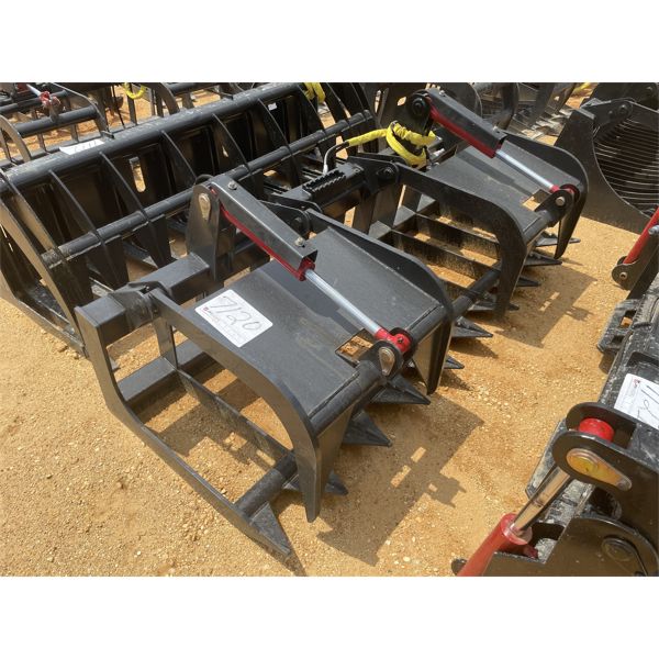 MIDSTATE ROOT GRAPPLE, 80"W, fits skid steer loader (B5)