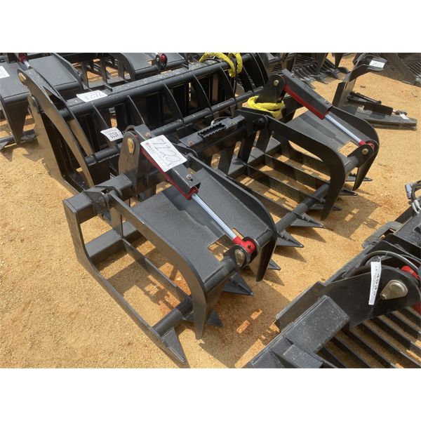 MIDSTATE ROOT GRAPPLE, 76"W, fits skid steer loader (B5)