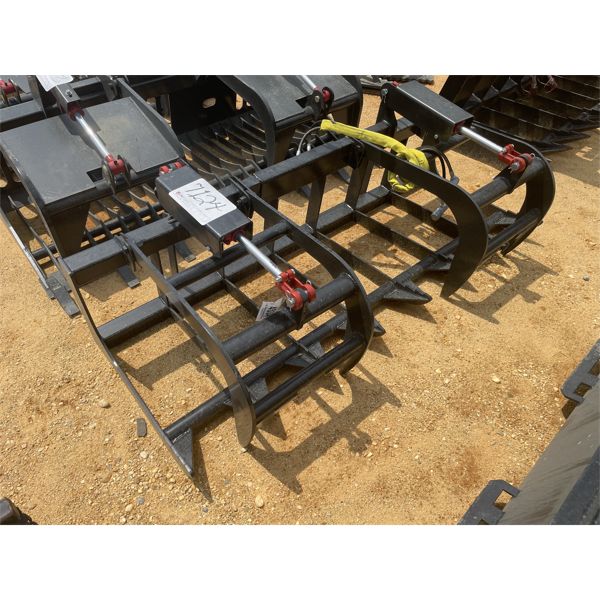 MIDSTATE ROOT GRAPPLE, 78"W, fits skid steer loader (B5)