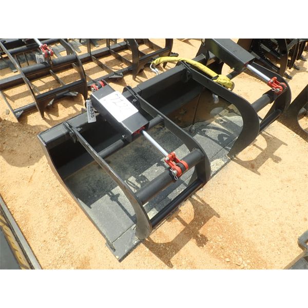 MIDSTATE GRAPPLE BUCKET, 72"W, fits skid steer loader (B5)