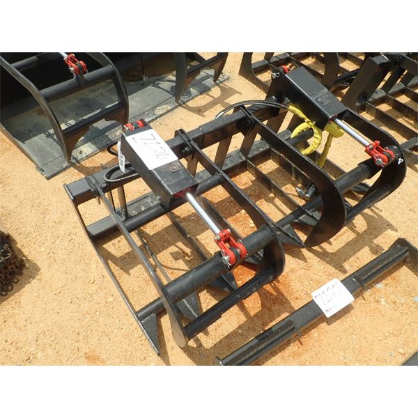 MIDSTATE ROOT GRAPPLE, 60"W, fits skid steer loader (B5)