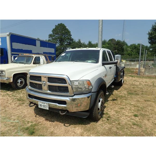 2012 DODGE RAM 4500 HEAVY DUTY Flatbed Truck