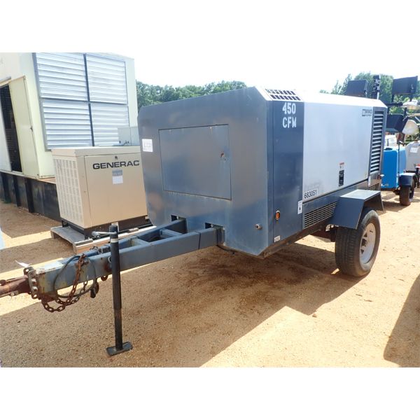 MMD LR450 AIR COMPRESSOR, DIESEL ENGINE, TOWABLE