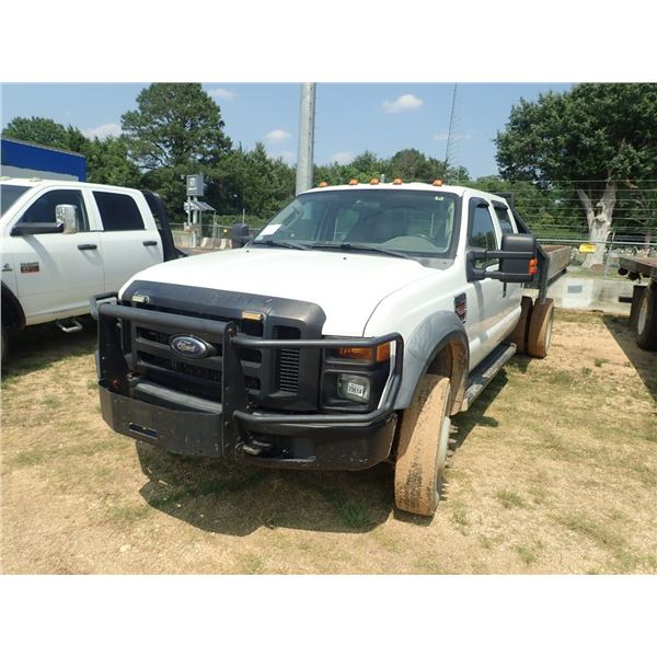 2008 FORD F550 XL Flatbed Truck