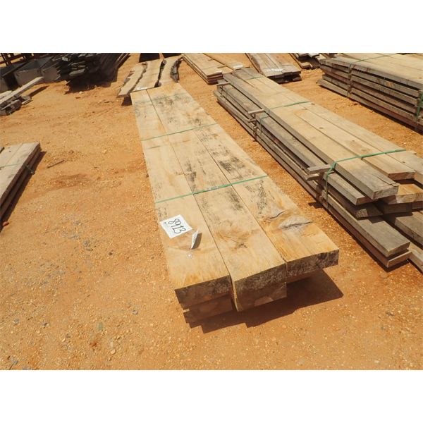 (9) 4X10 OAK BOARDS, 11' LENGTH 