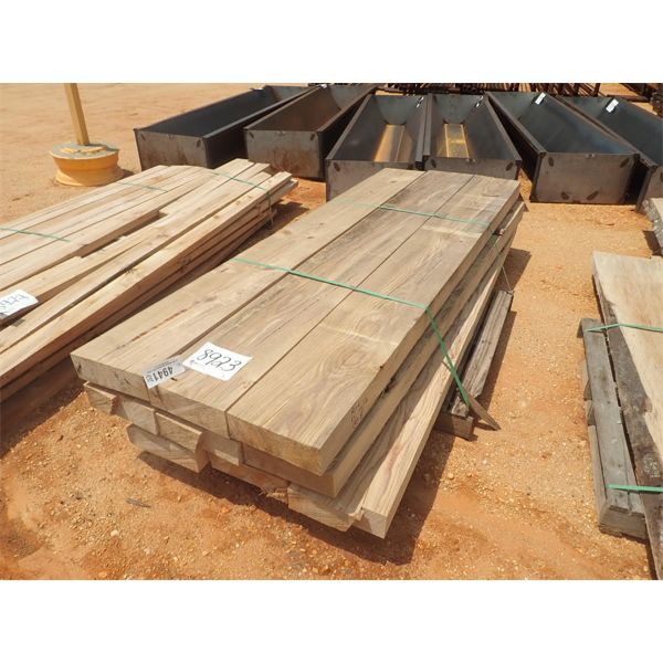 (9) 4x12 PINE BOARDS, 8' LENGTH