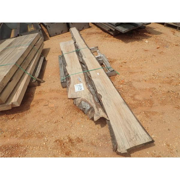 (2) WHITE OAK LIVE EDGE SLABS