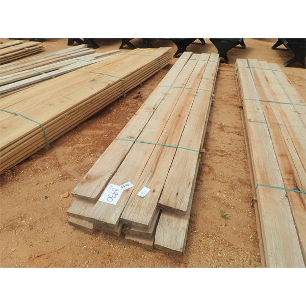 (12) 2X8 OAK BOARDS, 16' LENGTH