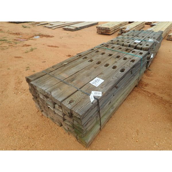 WUSR LINE 3 HOLE S/R FENCE POST, 7' LONG