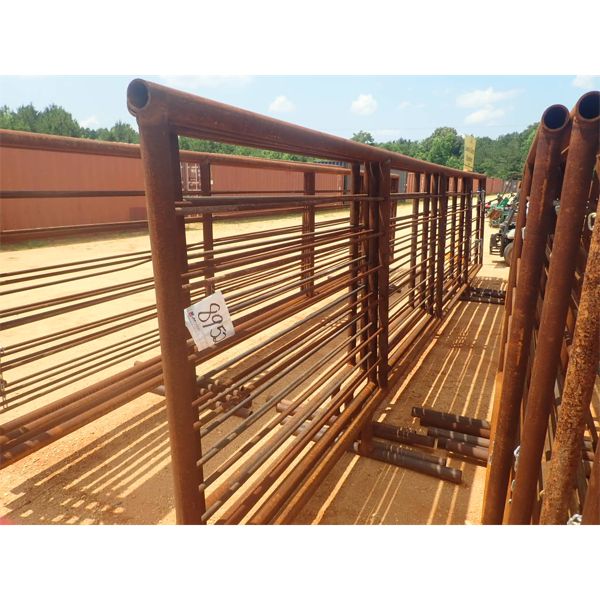 (4) EACH STEEL CATTLE PANELS, 24' LONG