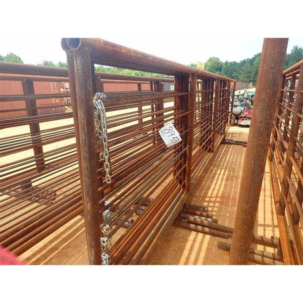 (5) EACH STEEL CATTLE PANELS, 24' LONG