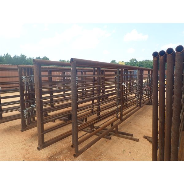 (5) EACH STEEL CATTLE PANELS, 24' LONG