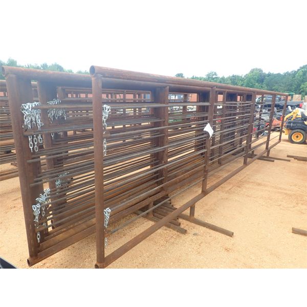 (11) EACH STEEL CATTLE PANELS, 24' LONG