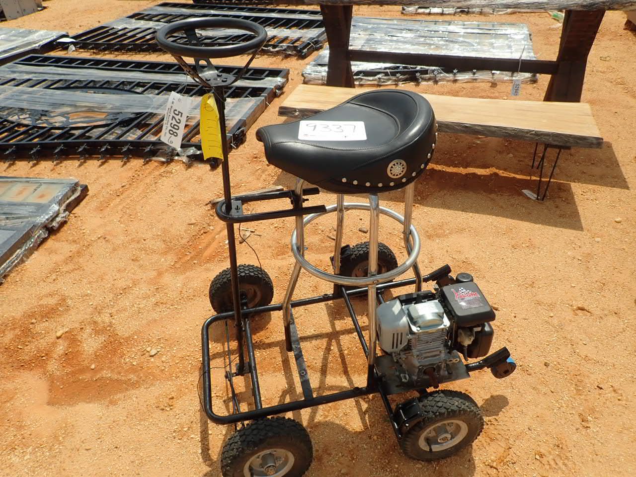 HOMEMADE MOTORIZED BAR STOOL (Inoperable) J.M. Wood Auction Company, Inc.