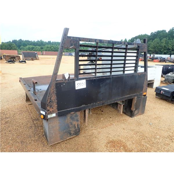 8'x9' TRUCK BED W/HEADACHE RACK (A-6)