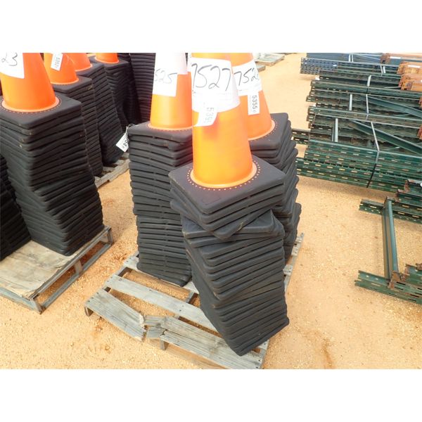 (25) ORANGE SAFETY CONES