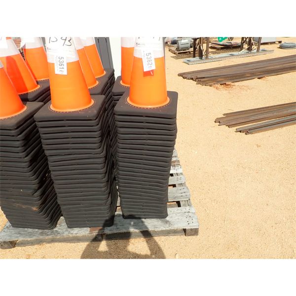 (25) ORANGE SAFETY CONES