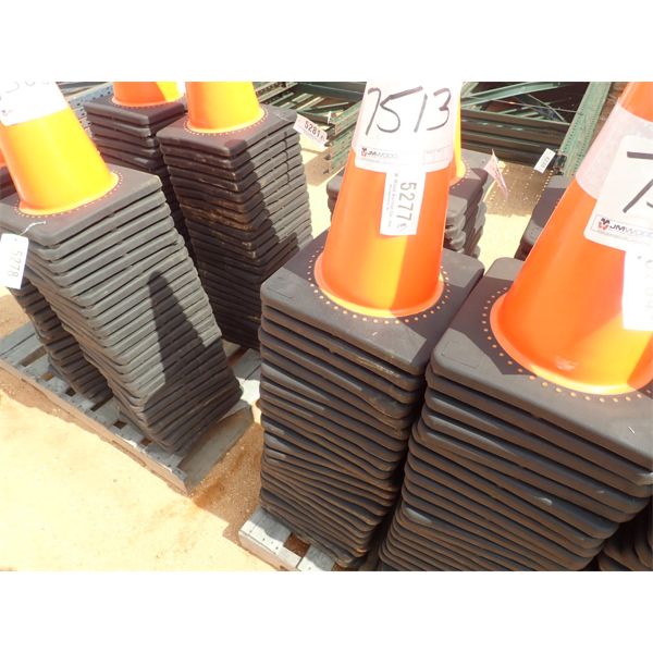 (25) ORANGE SAFETY CONES