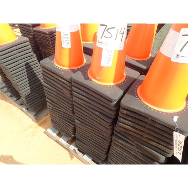 (25) ORANGE SAFETY CONES