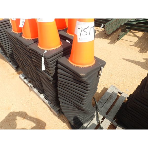 (25) ORANGE SAFETY CONES