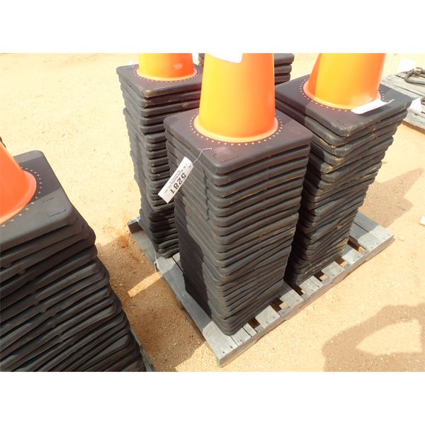 (25) ORANGE SAFETY CONES
