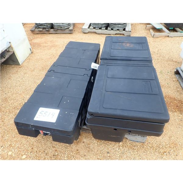 (2) PLASTIC PICKUP TRUCK TOOL BOXES (A-6)
