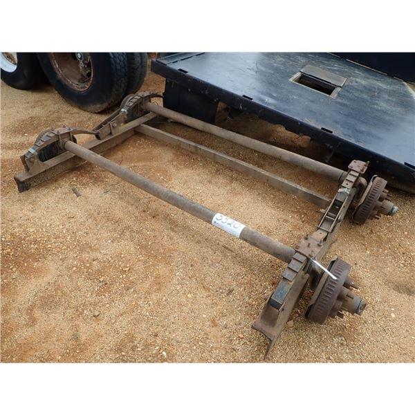 (2) TRAILER AXLES W/FRAME (A-6)
