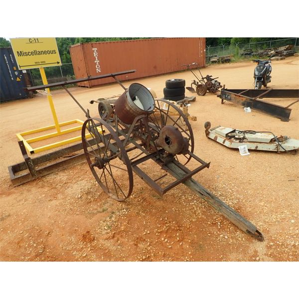 ANTIQUE STEEL WHEEL SEEDER
