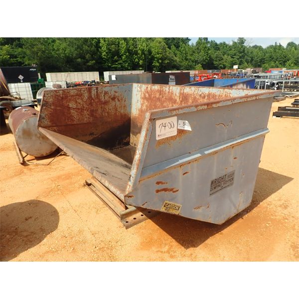 WRIGHT SELF DUMPING HOPPER, 8'-6"WIDTH