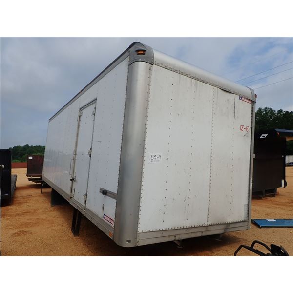 8'x25' ENCLOSED TRUCK BED W/SIDE DOOR (A-6)