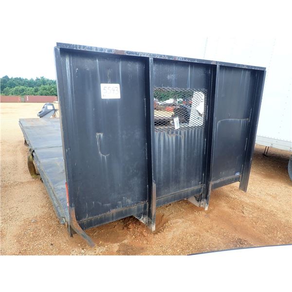 8'x20' TRUCK FLTABED W/HEADACHE RACK (A-6)