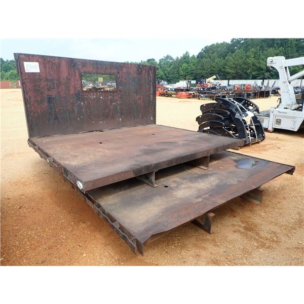 (2) TRUCK FLATBEDS, (1) 76"x91", (1) 91"x138" (A-6)