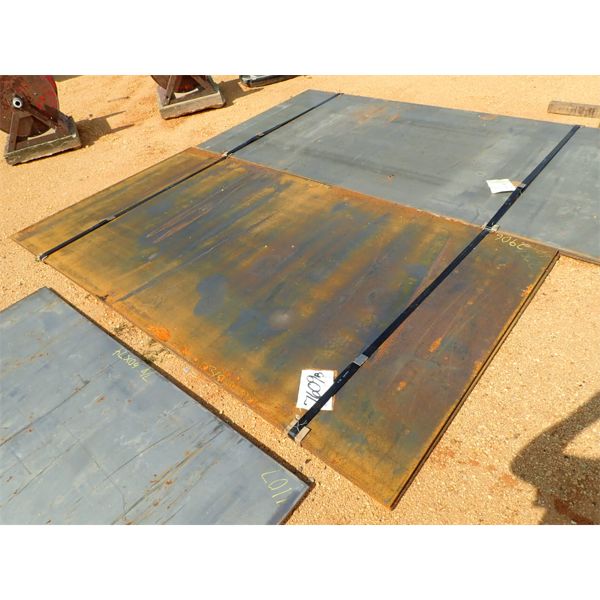 (2EA) 3/4"x60"x112"  STEEL PLATE