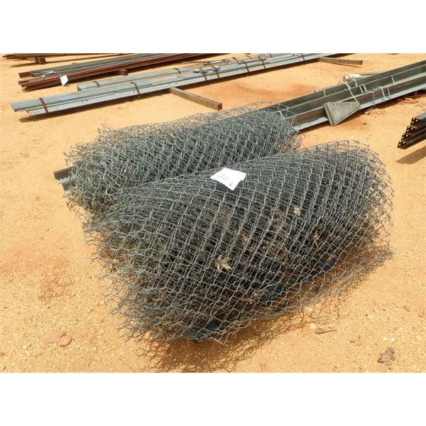 (2) ROLLS OF CHAIN LINK FENCE