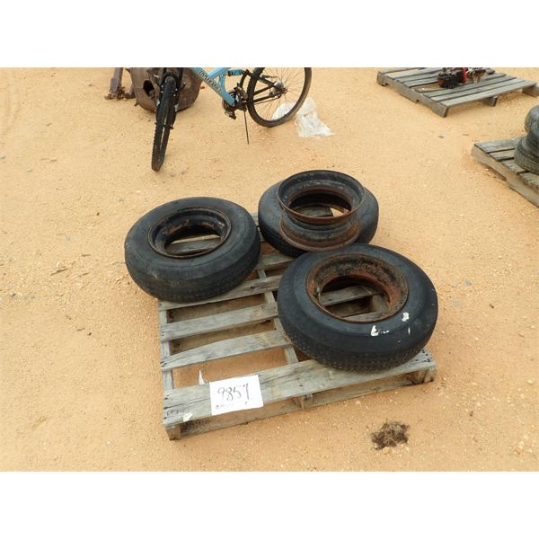 (3) 7-14.5 TIRES & RIMS, FITS MOBILE HOME