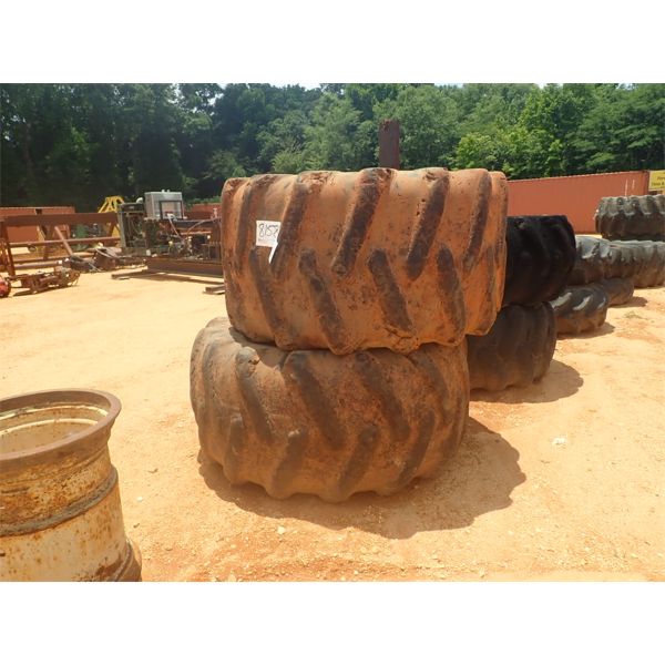 (2) SKIDDER TIRES 35.00