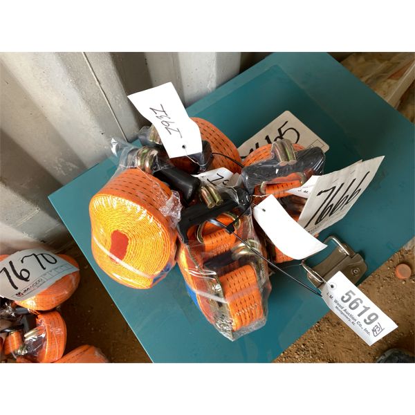 (4) CARGO RACHET STRAP, 2" X 27'