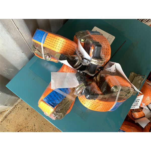 (4) CARGO RACHET STRAP, 2" X 27'