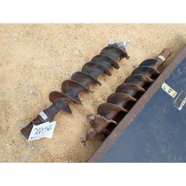 (2) AUGER BITS, 10-12"W
