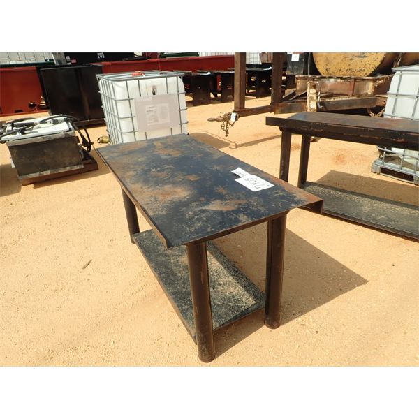 29" X 60" METAL TABLE (B-8)